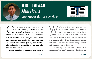 BTS CEO Alvin Huang was featured in Pb Magazine