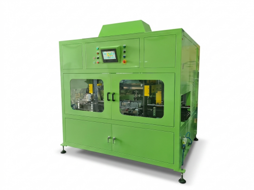 Auto. car battery heat sealing machine