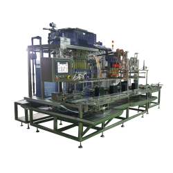 Fully auto. car battery acid filling machine