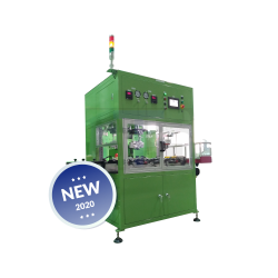 Auto. motorcycle battery leak test and coding machine