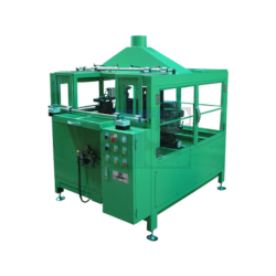 Semiauto. battery plate 3-side frame brushing machine